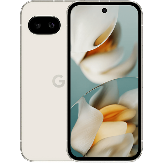Google Pixel 9a Porcelain - Vorne/Hinten