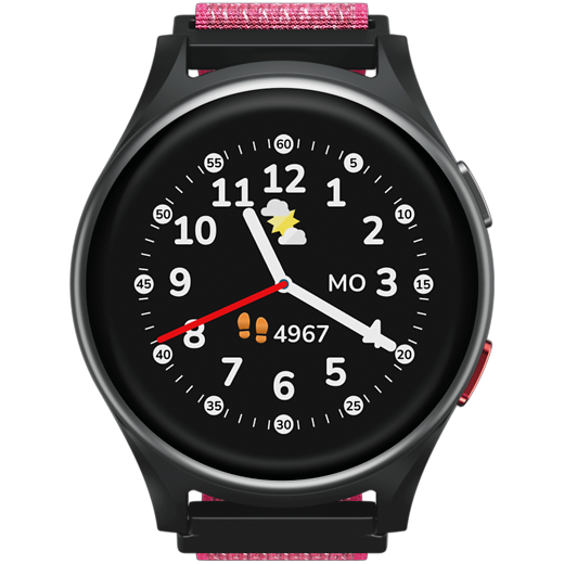 Anio 6 Kinder Smartwatch Hibiscus - Gallerie 1