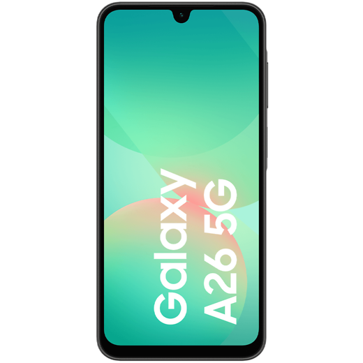 Samsung Galaxy A26 5G Black - Vorne