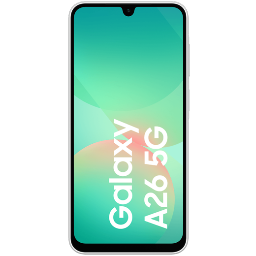 Samsung Galaxy A26 5G White - Vorne