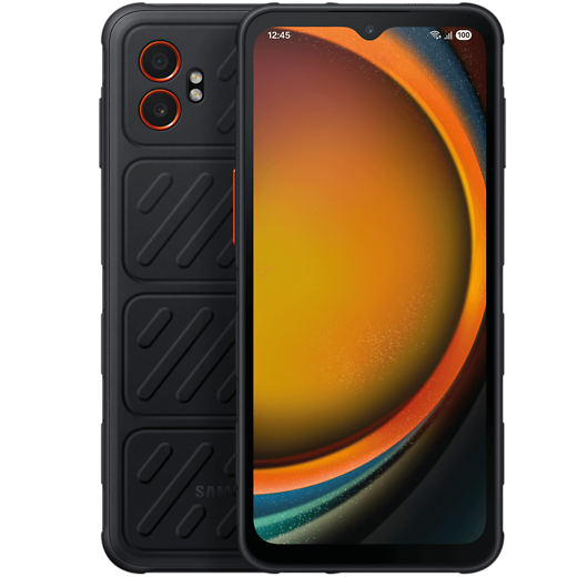 Samsung Galaxy XCover7 Pro Enterprise Edition Black - Vorne/Hinten