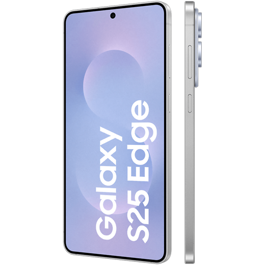 Samsung Galaxy S25 Edge Titanium Icyblue - Vorne/Hinten