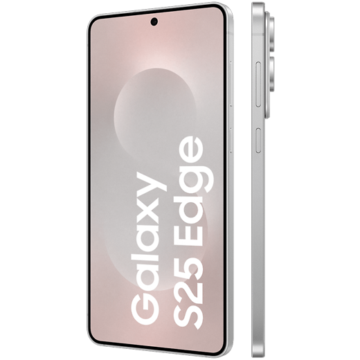 Samsung Galaxy S25 Edge Titanium Silver - Vorne/Hinten