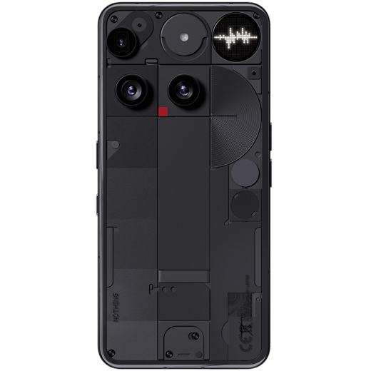 Nothing Phone (3) Schwarz - Hinten