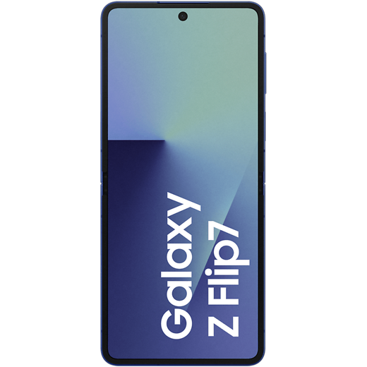 Samsung Galaxy Z Flip7 Blue Shadow - Vorne