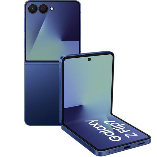 Samsung Galaxy Z Flip7 Blue Shadow - Vorne/Hinten