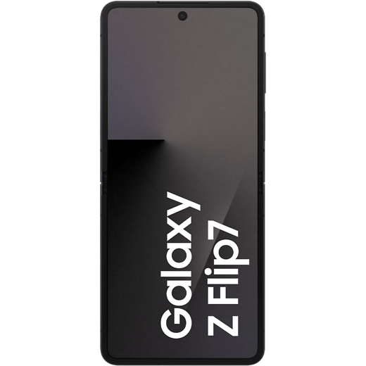 Samsung Galaxy Z Flip7 Jetblack - Vorne