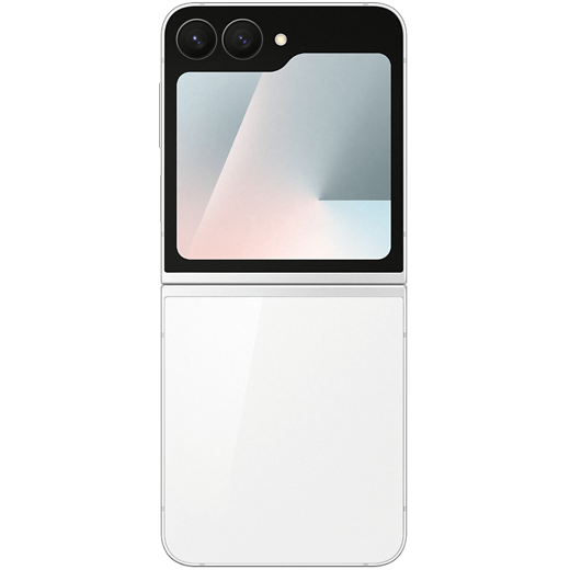 Samsung Galaxy Z Flip7 FE White - Hinten
