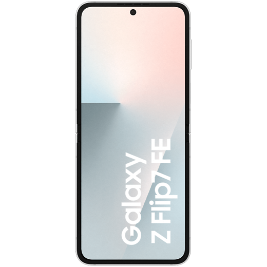 Samsung Galaxy Z Flip7 FE White - Vorne