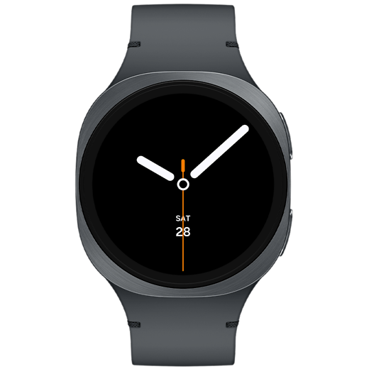Samsung Galaxy Watch8 LTE 40 mm Graphite - Vorne