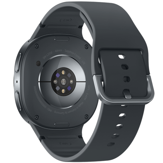 Samsung Galaxy Watch8 LTE 44 mm Graphite - Hinten