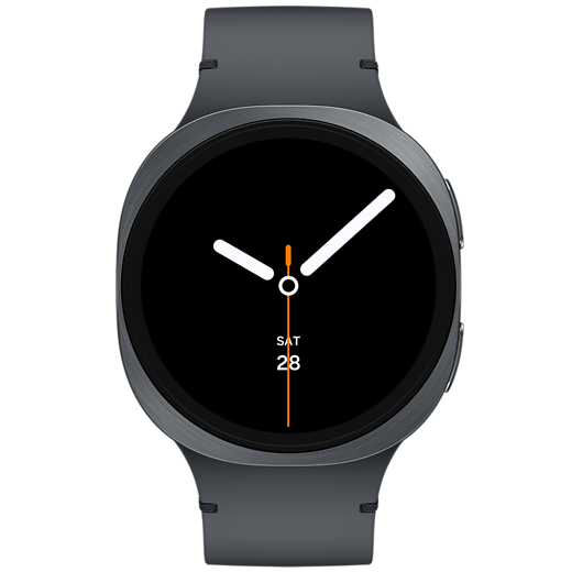 Samsung Galaxy Watch8 LTE 44 mm Graphite - Vorne