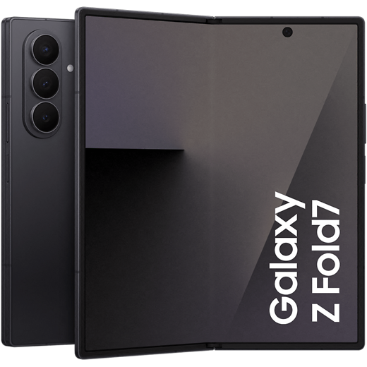 Samsung Galaxy Z Fold7 Jetblack - Vorne/Hinten
