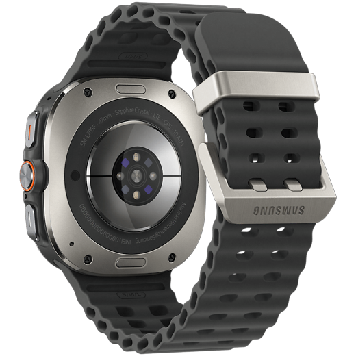 Samsung Galaxy Watch Ultra (2025) LTE Titanium Silver - Hinten