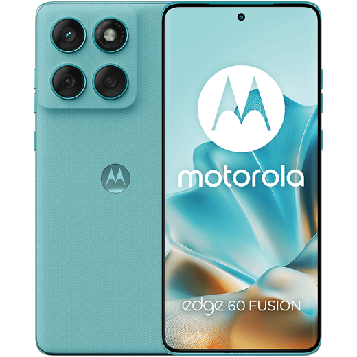 motorola Edge 60 fusion PANTONE® Amazonite - Vorne/Hinten