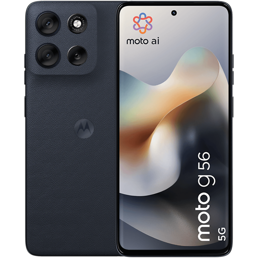 motorola moto g56 5G PANTONE® Black Oyster - Vorne/Hinten