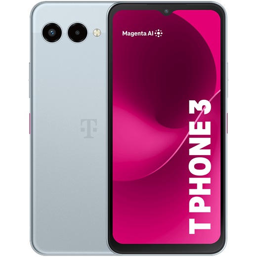 Telekom T Phone 3 Icy Silver - Vorne/Hinten