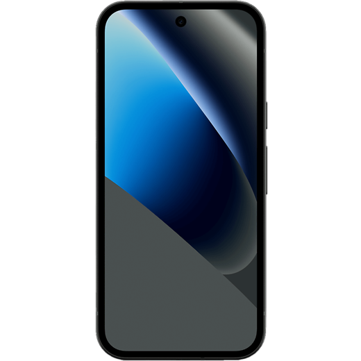 Google Pixel 10a Obsidian - Vorne
