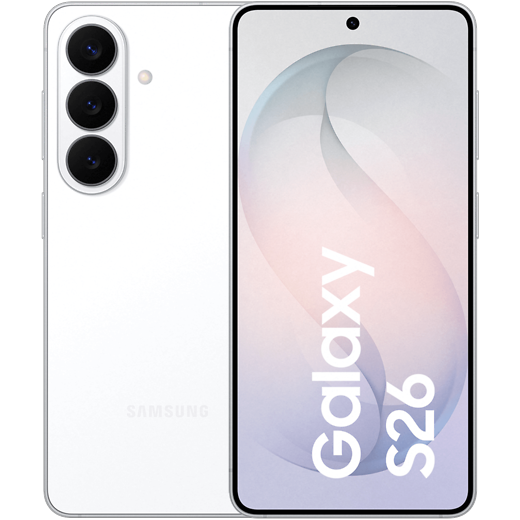 Samsung Galaxy S26 White - Vorne/Hinten