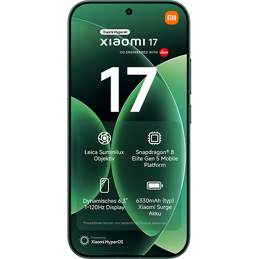 Xiaomi 17 Venture Green - Vorne