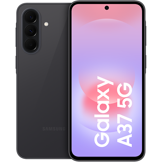 Samsung Galaxy A37 5G Awesome Charcoal - Vorne/Hinten