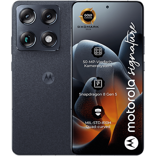 motorola signature PANTONE Carbon - Vorne/Hinten