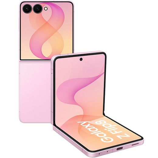 Samsung Galaxy Z Flip8 Pink - Vorne/Hinten