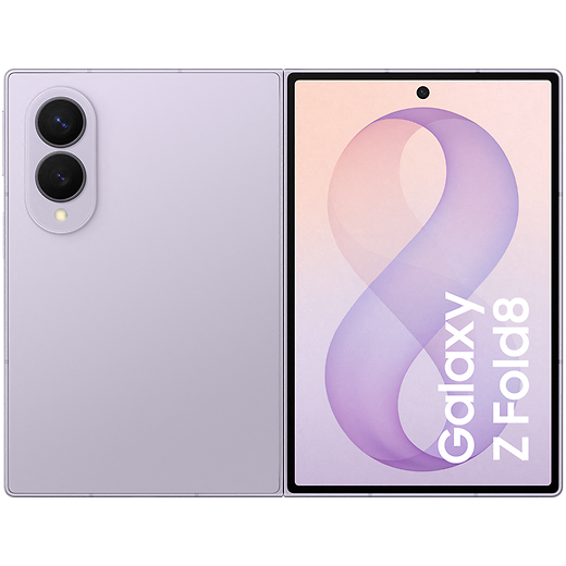 Samsung Galaxy Z Fold8 Lavender - Vorne/Hinten