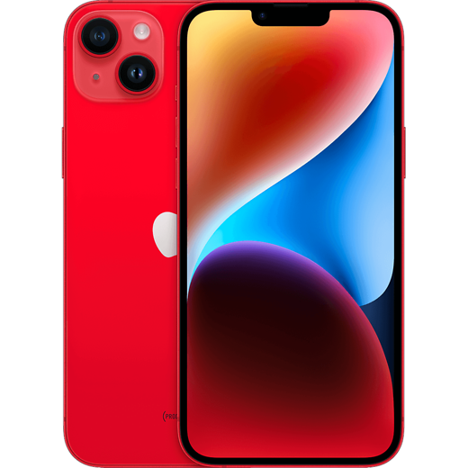 Apple iPhone 14 Plus (PRODUCT)RED - Vorne/Hinten