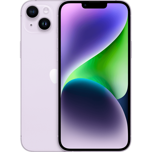 Apple iPhone 14 Plus Violett - Vorne/Hinten