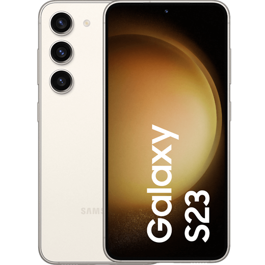 Samsung Galaxy S23 Cream - Vorne/Hinten