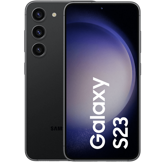 Samsung Galaxy S23 Phantom Black - Vorne/Hinten