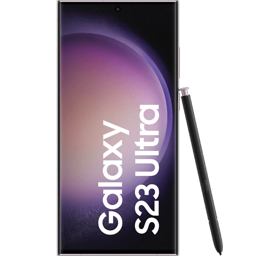 Samsung Galaxy S23 Ultra Lavender - Vorne