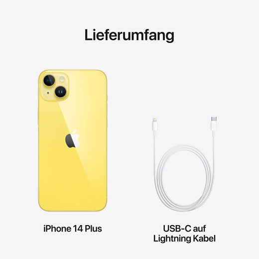 Apple iPhone 14 Plus Gelb - Gallerie 5